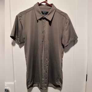 BYLT Men’s Shirt. Size is Large. Color is Olive.